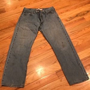 Men’s Jeans - Levi 505 Regular Fit 36x32